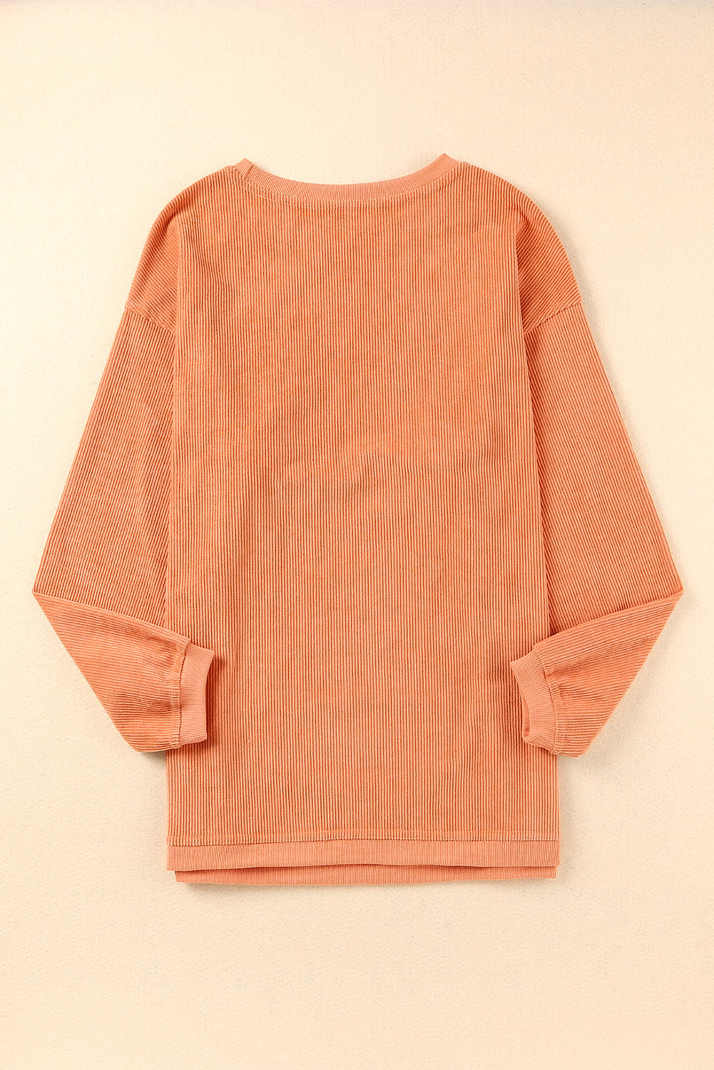 Strawberry Pink Drop Sleeve Oversized Sweatshirt