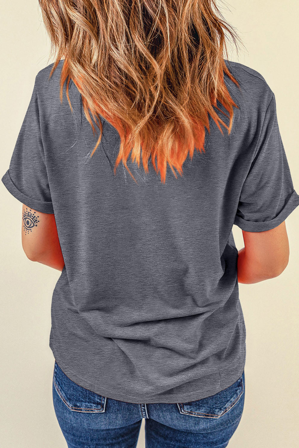 Gray Baseball Graphic Tee