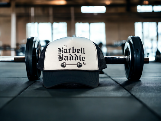 Barbell Baddie Foam Trucker Hat