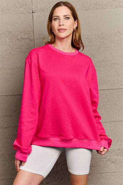 ENJOY THE LITTLE THINGS Round Neck Sweatshirt