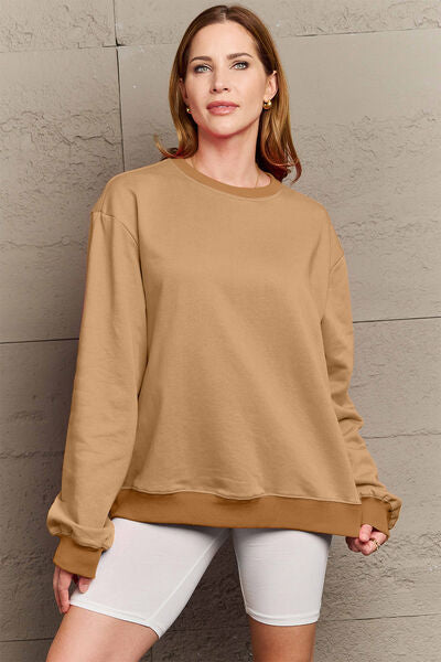 ENJOY THE LITTLE THINGS Round Neck Sweatshirt