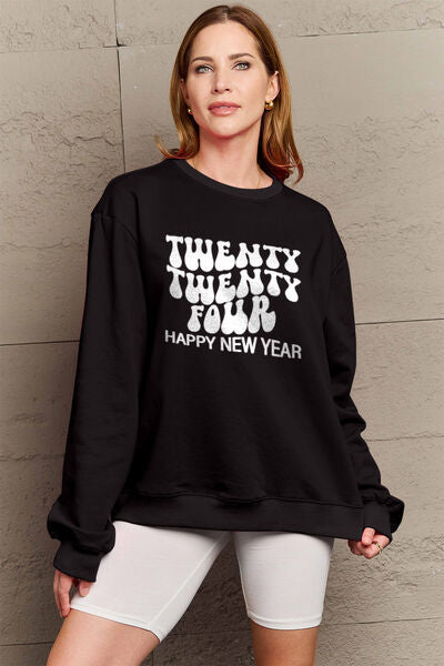 TWENTY TWENTY FOUR HAPPY NEW YEAR Sweatshirt