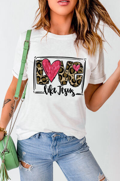 LOVE LIKE JESUS Short Sleeve T-Shirt