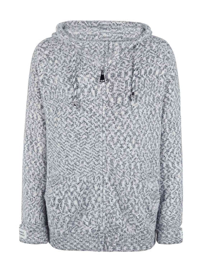 Zip-Up Hooded Sweater