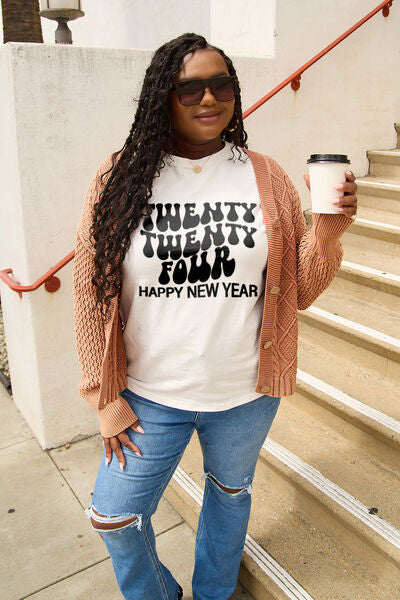 TWENTY TWENTY FOUR HAPPY NEW YEAR T Shirt