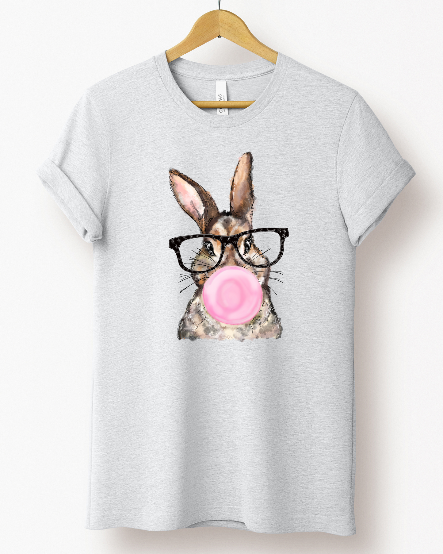 BUBBLEGUM BUNNY TEE (BELLA CANVAS)