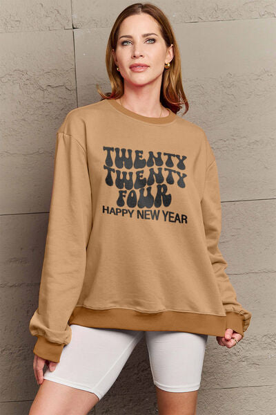 TWENTY TWENTY FOUR HAPPY NEW YEAR Sweatshirt