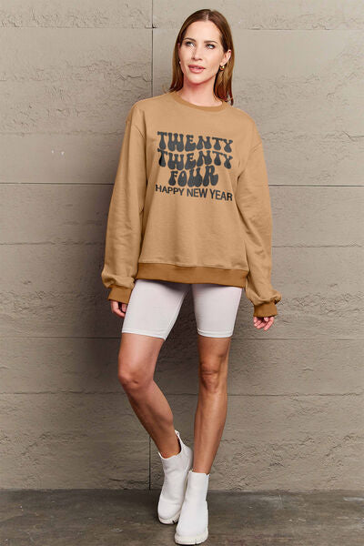 TWENTY TWENTY FOUR HAPPY NEW YEAR Sweatshirt